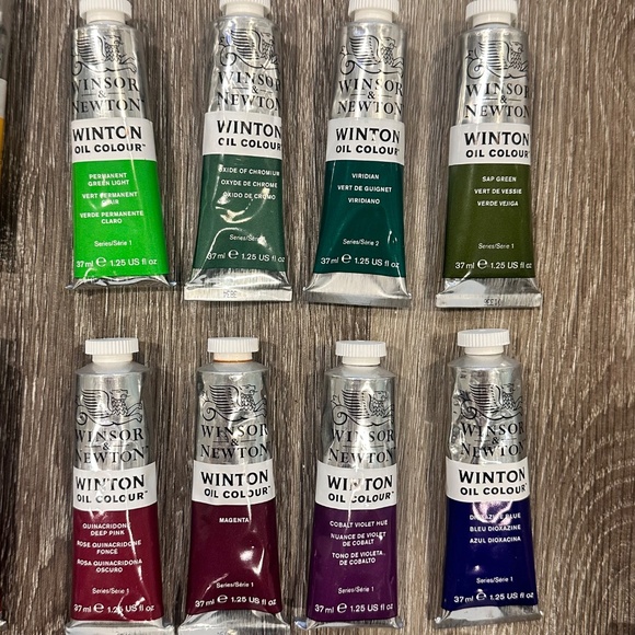 Lot of 28 Winsor & Newton Winton Oil Paint Set, 1.25 oz Tubes- Brand New - Picture 6 of 7